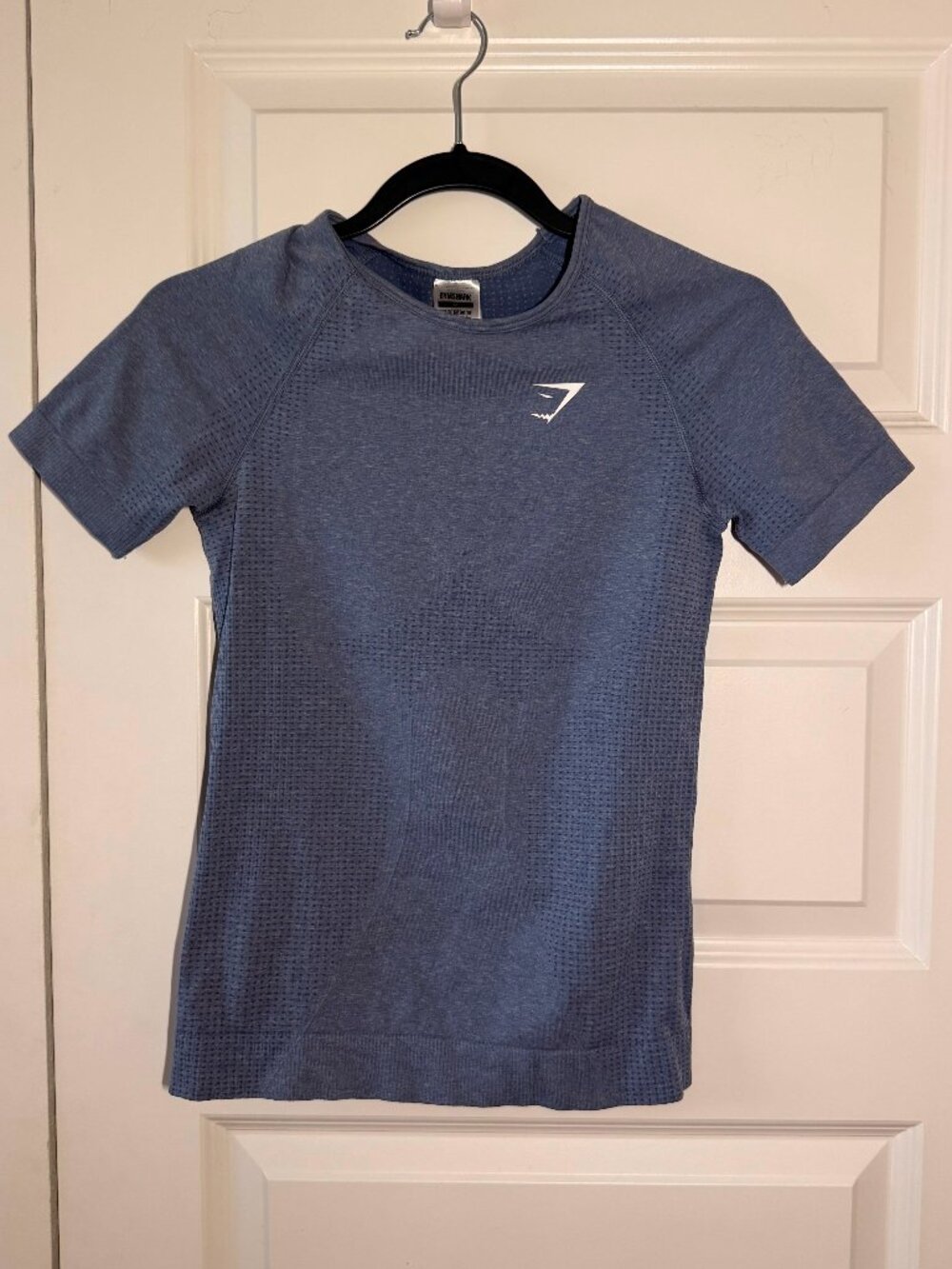 Gymshark Vital Seamless Top | Blue | Women’s Medium